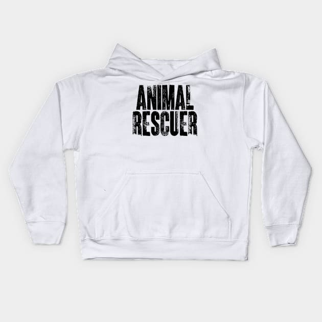 Animal Rescuer v2 Kids Hoodie by Emma